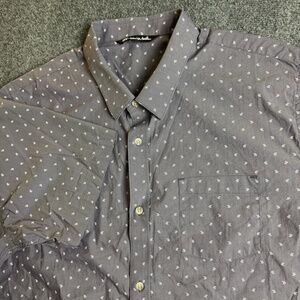 Travis Mathew Men's Golf Short Sleeve Geometric Button Up Size XXXL